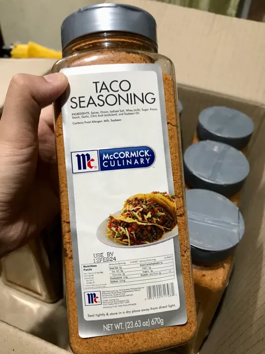 McCormick Taco Seasoning Pet 670g Lazada PH