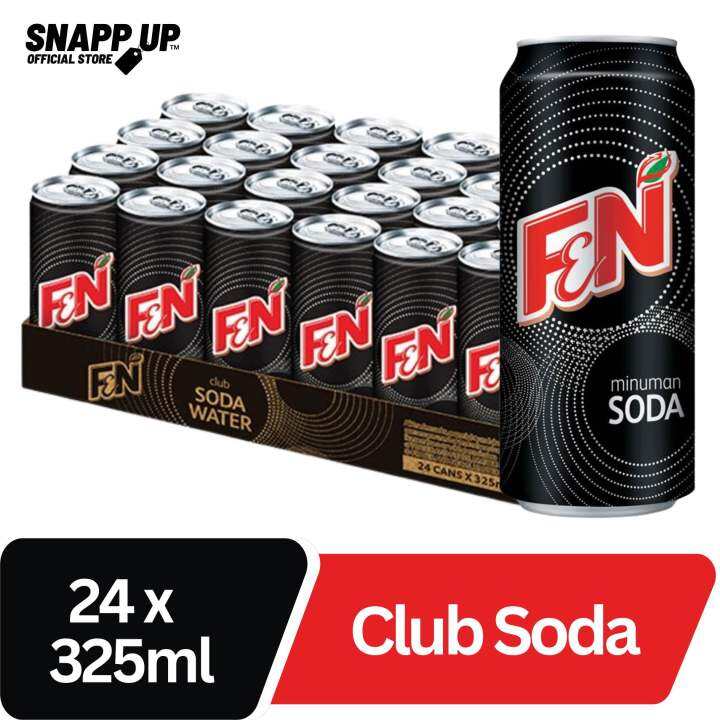F&N Club Soda Water 325ml x 24 | Lazada