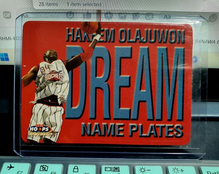 Hakeem Olajuwon Rare 5 Of 10 Nba Card Lazada Ph