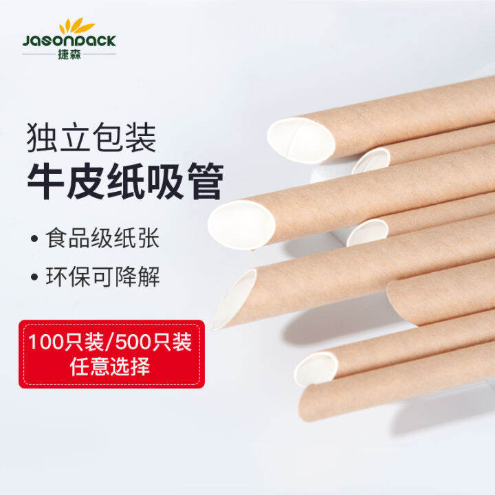 Environmentally Friendly Paper Sucker Disposable Individually Packaged