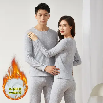 Nanjiren Heattech Long Johns Women Pure Cotton Thermal Underwear
