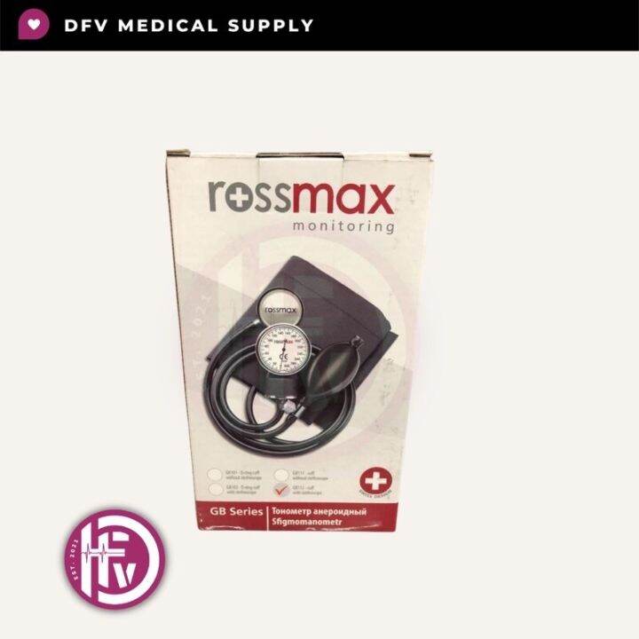 BP Apparatus Set Adult ROSSMAX (Aneroid & Stethoscope) Lazada PH