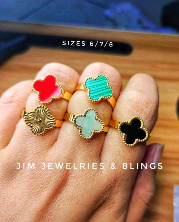 VCA*A rings stainless steel hypoallergenic Lazada PH