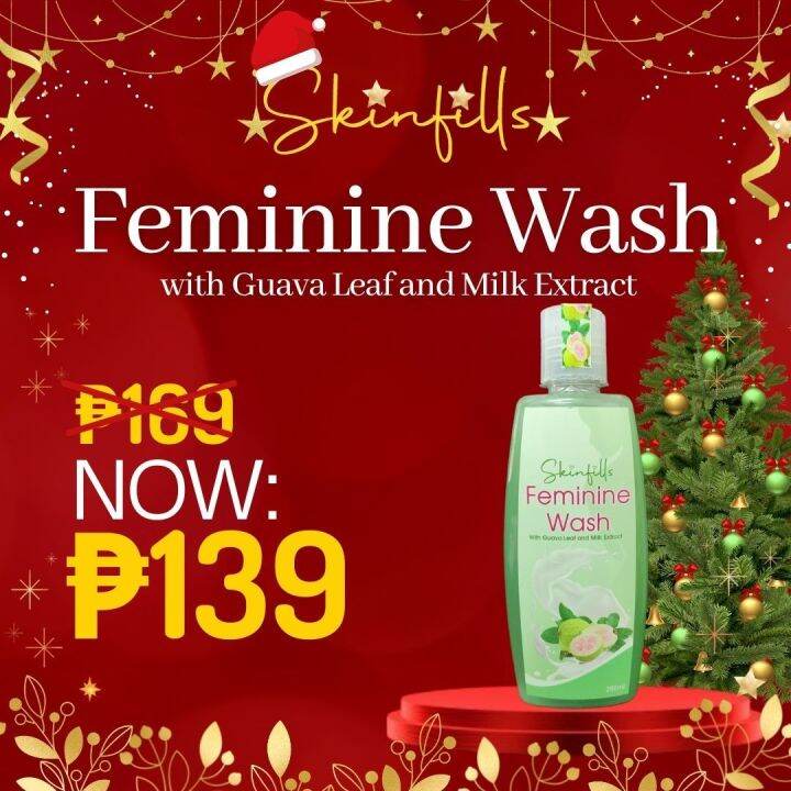 Skinfills Feminine Wash with Guava Leaf and Milk Extract 200ml Lazada PH