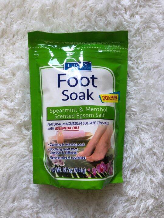 Foot Soak Spearmint And Menthol Scented Epsom Salt Lazada Ph