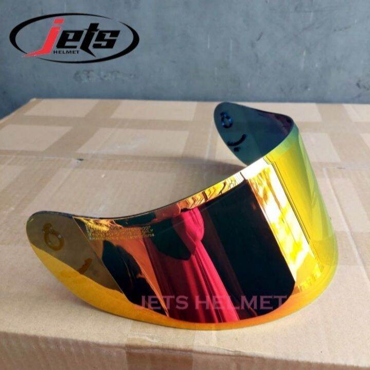 Kaca Helm KYT VENDETTA RED GOLD IRIDIUM Lazada Indonesia