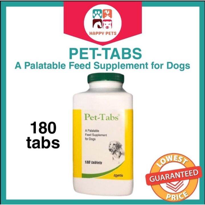 PetTabs ZOETIS Feed Supplement for Dogs 180 tablets Lazada PH