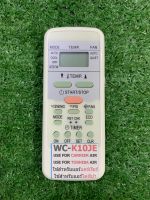 รีโมทแอร์ รุ่น WC-K10JE (USE FOR CARRIER/TOSHIBA AIR) ตามภาพใส่ถ่านใช้งานได้เลย