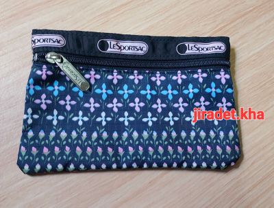 กระเป๋าผ้า LeSportsac สินค้าใหม่ คัดมาจากโกดังสินค้าญี่ปุ่น กระเป๋าใบเล็กขนาดพกพก 17×11 cm สำหรับใส่สิ่งของเล็กๆ น้อยๆ  (Original)