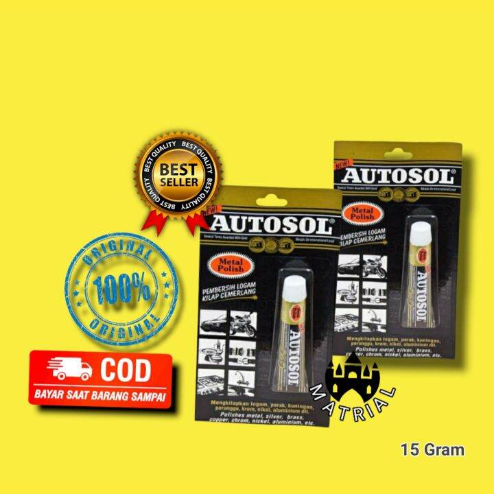 Autosol Autosol Autosol 15 gram Autosol Pengkilap Besi Autosol Chrome