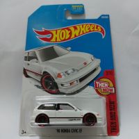 รถเหล็ก Hotwheels 90 HONDA CIVIC EF สีขาว (LZ06)