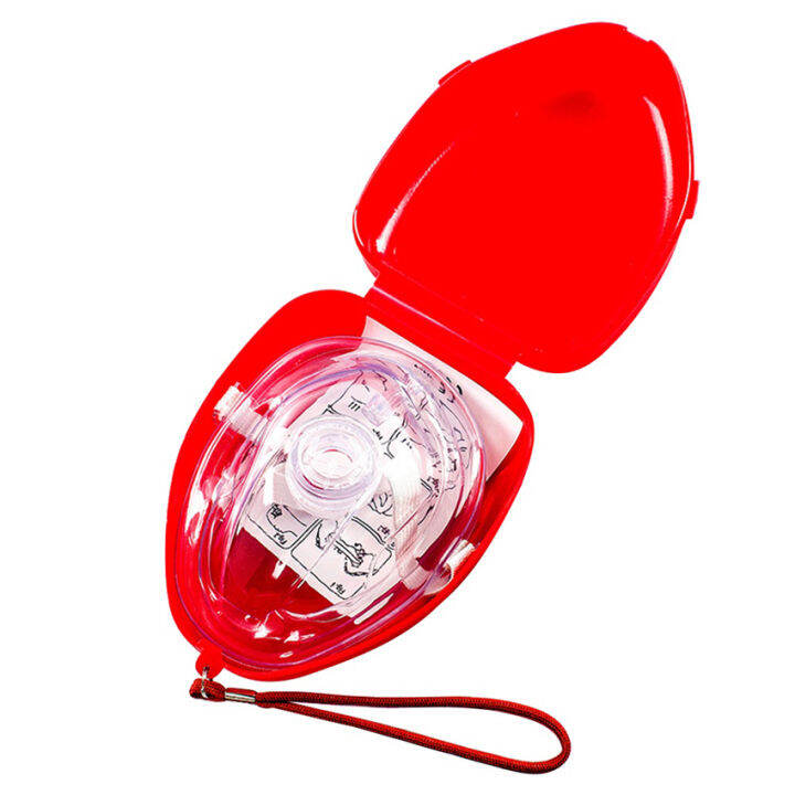 CPR Breathing Mask Oneway Valve Resuscitator for First Aid Reusable