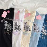 Bettercotton | S102 Little Dalmatian tee ? เสื้อโอเวอร์ไซส์ oversize เสื้อยืดผ้า cotton มี 5 สี