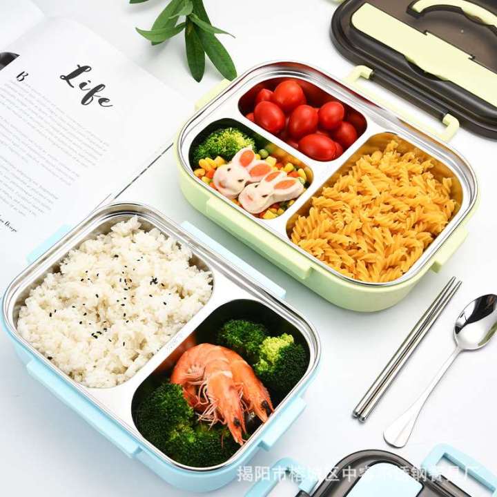 Insulation Portable Lunch Box Stainless Steel Compartment | Lazada PH