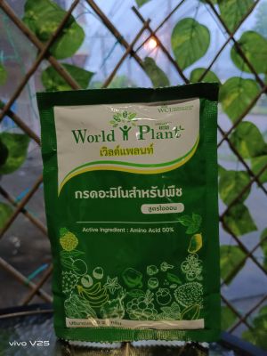 world plant เวิลด์แพลนท์ กรดอะมิโนสำหรับพืช สูตรไอออน ขนาด 25 กรัม