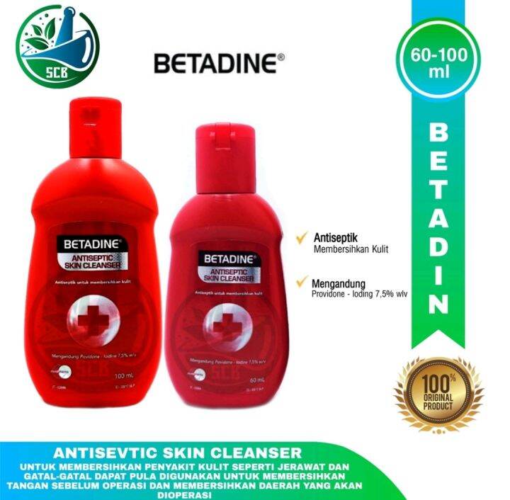 Betadine Antiseptic Skin Cleanser All Varian | Lazada Indonesia