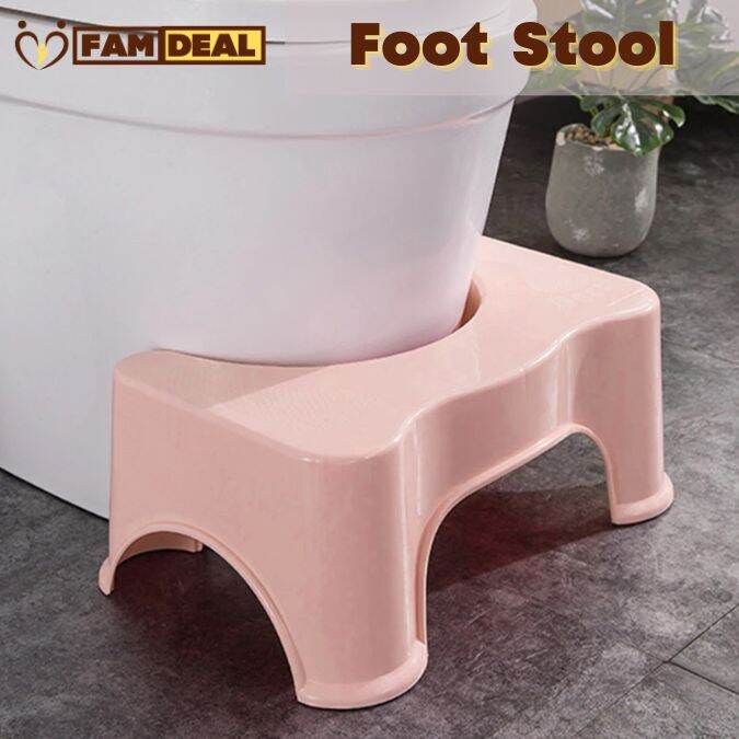 Famdeal Bathroom Squatty Potty Toilet Stool Step Children Pregnant