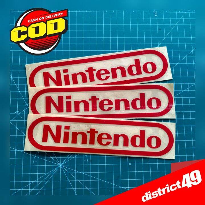 Sticker cutting Nintendo - Cutting sticker Nintendo - Stiker Nintendo ...