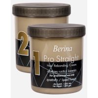 ครีมยืดเบอริน่า โปรเสตรท 1000 กรัม  Berina Pro Straight Hair Rebonding Cream and Relock Neutralizer Cream