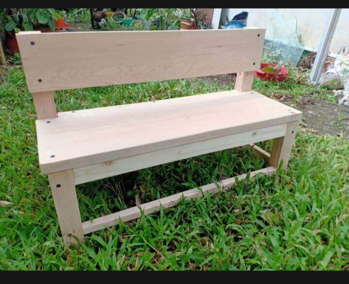 Wooden kids bench mini park bench made from solid wood multi purpose