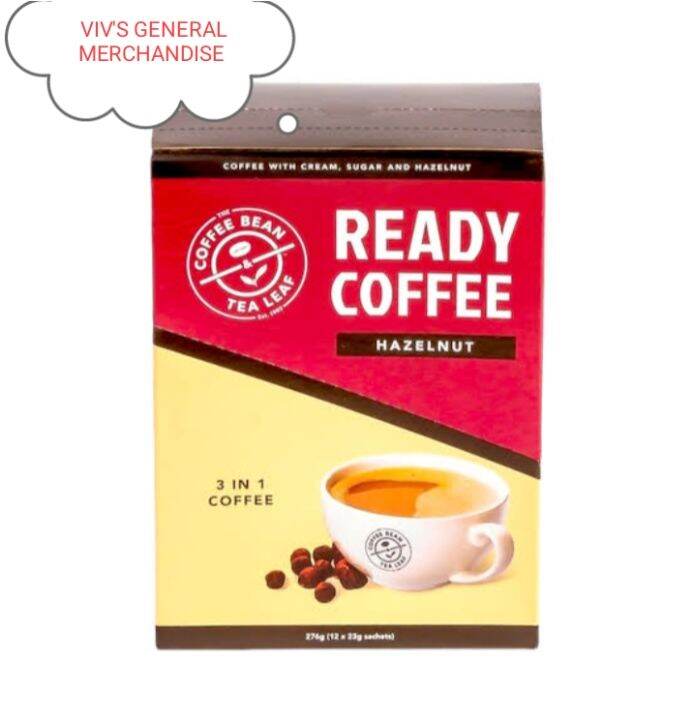 The Coffee Bean And Tea Leaf Ready Coffee Hazelnut 12s X 23g