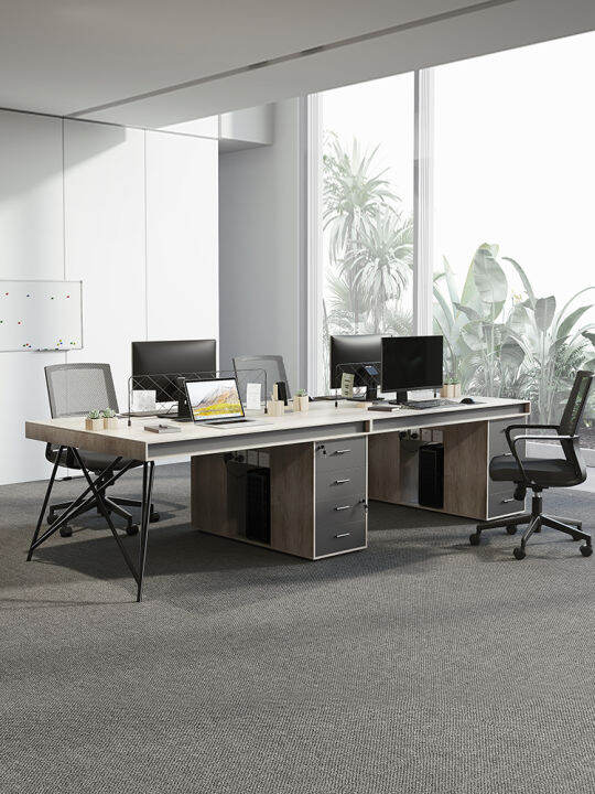 Office Furniture Staff Desk Simple Modern Industrial Wind Staff Desk ...