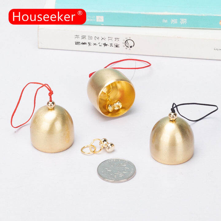 Houseeker Pure Copper Metal Bell Wind Chime Pendant Antitheft Door