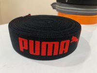 ยางยืดขอบเอวพิมพ์ลาย Puma ขนาดหน้ากว้าง 3.50 cm (Jacquard)  /ขายราคาต่อเมตร