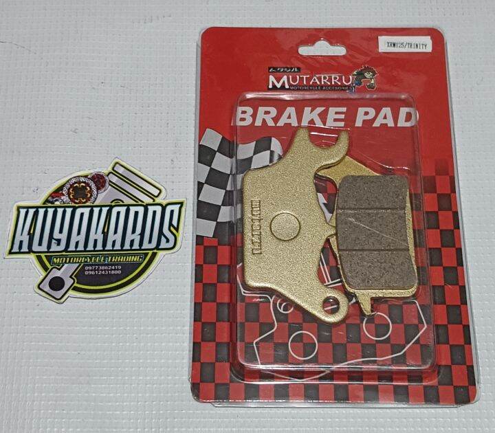 MUTARRU BRAKE PAD XRM 125/TRINITY Lazada PH