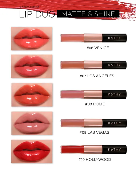 kathy-amrez-lip-duo-matte-amp-shine-ลิปดูโอ-แมทแอนด์ชายน์-ลิปฉ่ำ-ไม่ติดแมส-ลิปกระแต