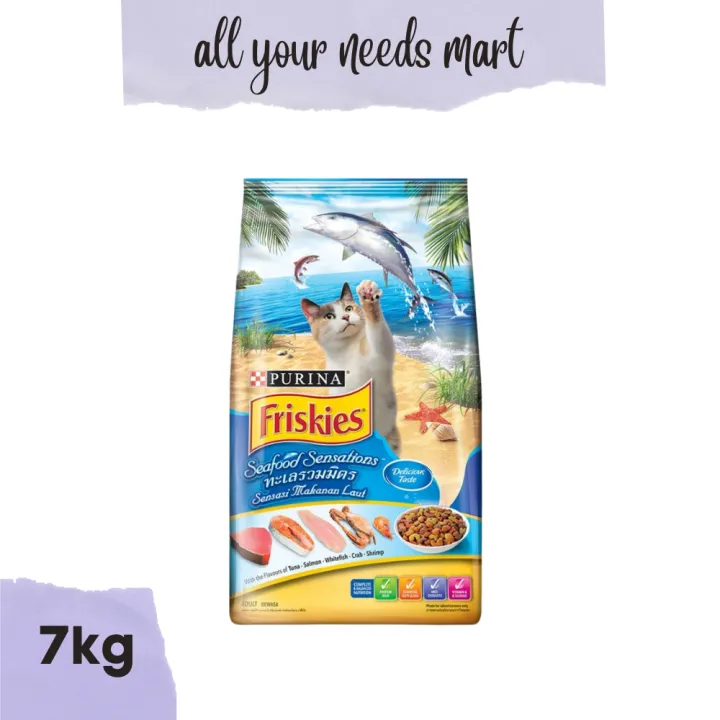 Purina Friskies Seafood Sensations, 7kg Lazada PH