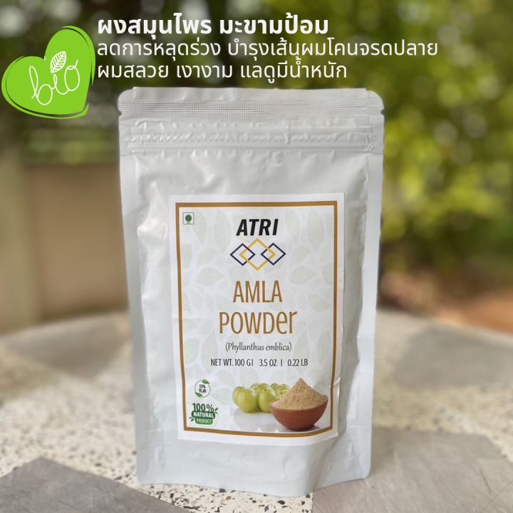 มาส์กบำรุงผมสมุนไพร-aritha-amla-ผงรีธา-ผงมะขามป้อม-ตรา-เอทรี่