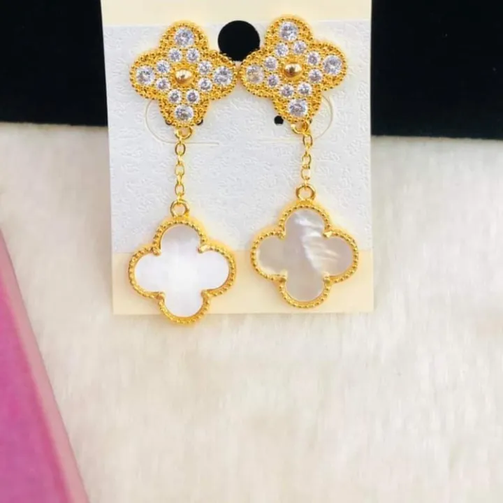 Dangling VCA with Russian stone Non Tarnished Lazada PH