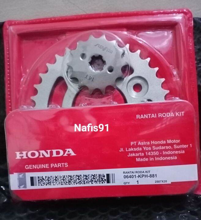 Gear set honda (KPH) supra x 125 kharisma Kirana Lazada Indonesia