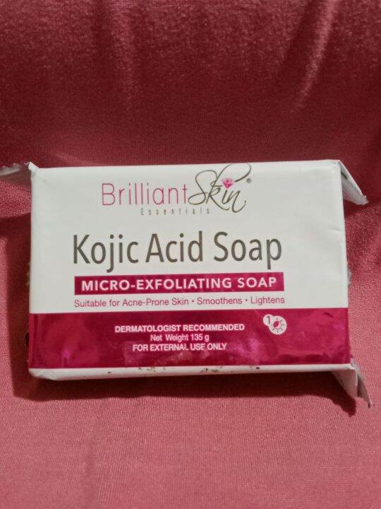 Brilliant Skin Essentials Kojic Acid Soap (Micro-Exfoliating Soap)135g ...