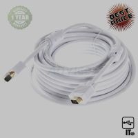 Cable VGA M/M (15M) GOLD THREEBOY ประกัน 1Y สาย vga to vga สายสัญญาณ สายเชื่อมต่อ สายจอคอมพิวเตอร์