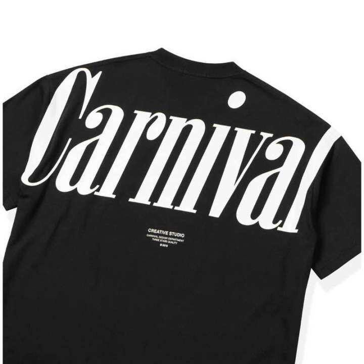 ของแท้-เสื้อยืดcarnival-spring-summer-2023-vandalism-สีดำ-size-m-อก50