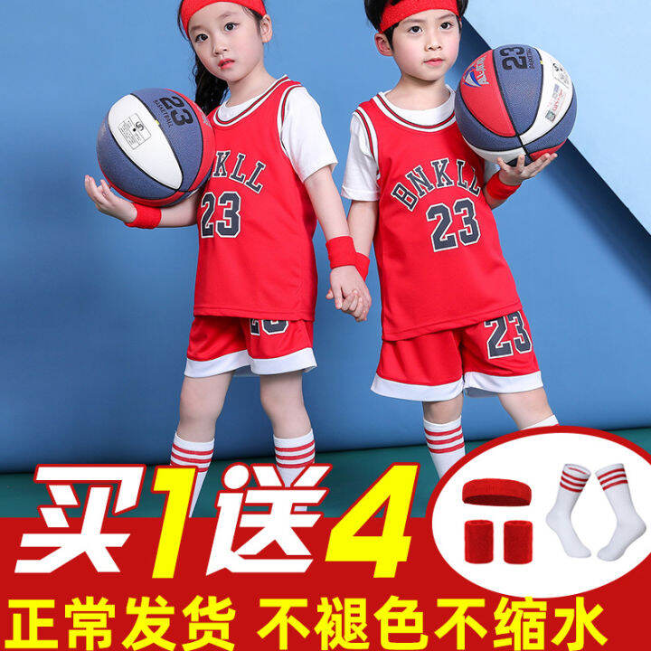Children's Basketball Wear Suit Clothing Kindergarten Performance
