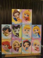 Q Posket Sweetiny Disney Characters : Cinderella, Rapunzel, Alice, Belle, Maleficent, Aurora, Snow White, Tinker Bell, Jasmine