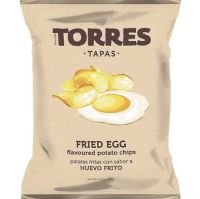 ทอร์เรสมันฝรั่งแผ่นทอดกรอบรสไข่ดาว125 กรัม Torres fried Egg flavoured Potato chips 125 g