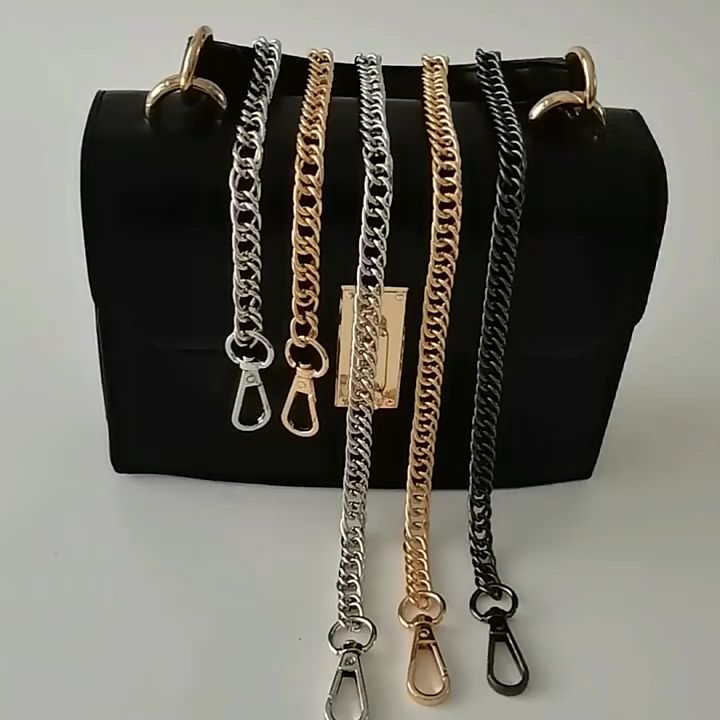 Purse Chain Strap Crossbody Bag Chains Strap Handbag Chain Replacement  Leather Chain Straps 47.2 
