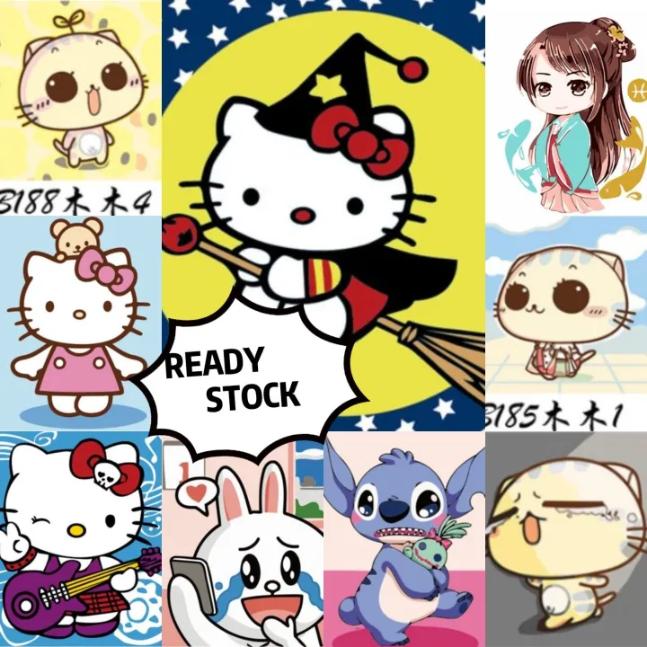 20cm x 20cm DIY painting by number Acrylic painting oil painting with