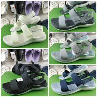 รองเท้าแตะผู้หญิง รองเท้ารัดส้น Crocs LiteRide Marbled slide  รองเท้าครอส์ผู้หญิง รองเท้า crocs women  sandal รองเท้าแตะแบบสวมรัดส้น รองเท้าเพื่อสุขภาพ รองเท้าลำลอง