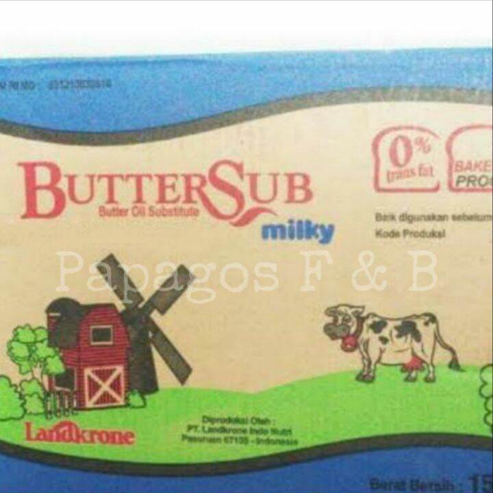 Buttersub Butter Sub Milky / Bos Oil Substitute repack 500 gr / gram ...