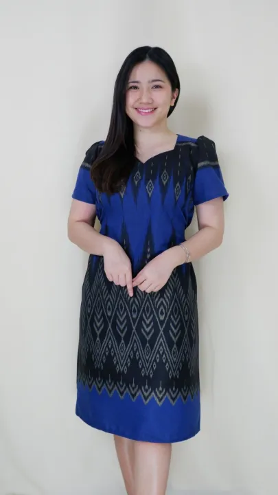 เดรสผ้าไทย/เดรสผ้าฝ้าย อก 40″ – No Brand – 3398866659_TH-12564366293 >>> 🇹🇭 Top1Thailand 🛒 >>> lazada.co.th 🇹🇭 🇹🇭 🇹🇭🛒🛍🛒