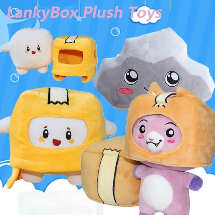 Lankybox Cute Carton Foxy Pillow Filling Plush Toys Kids Gift Home ...