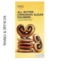 m&amp;s all butter cinnamon sugar palmiers ?❤️‍?คุ๊กกี้เนยอบกรอบ 100กรัม