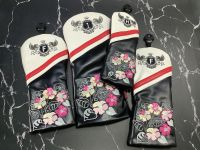 Golf Clubs cover ปลอกคลุมหัวไม้กอล์ฟ Lions fly Flowers