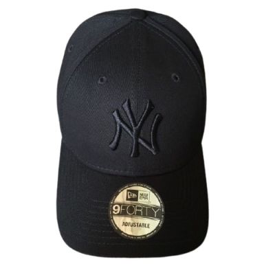 New Era 9forty All Black Adjustable Cap