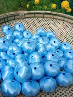 เหรียญโปรยทานลูกบอลสีฟ้าพาสเทล 50 ชิ้น(ตัวเปล่า) สำหรับลูกค้าใส่เหรียญเอง